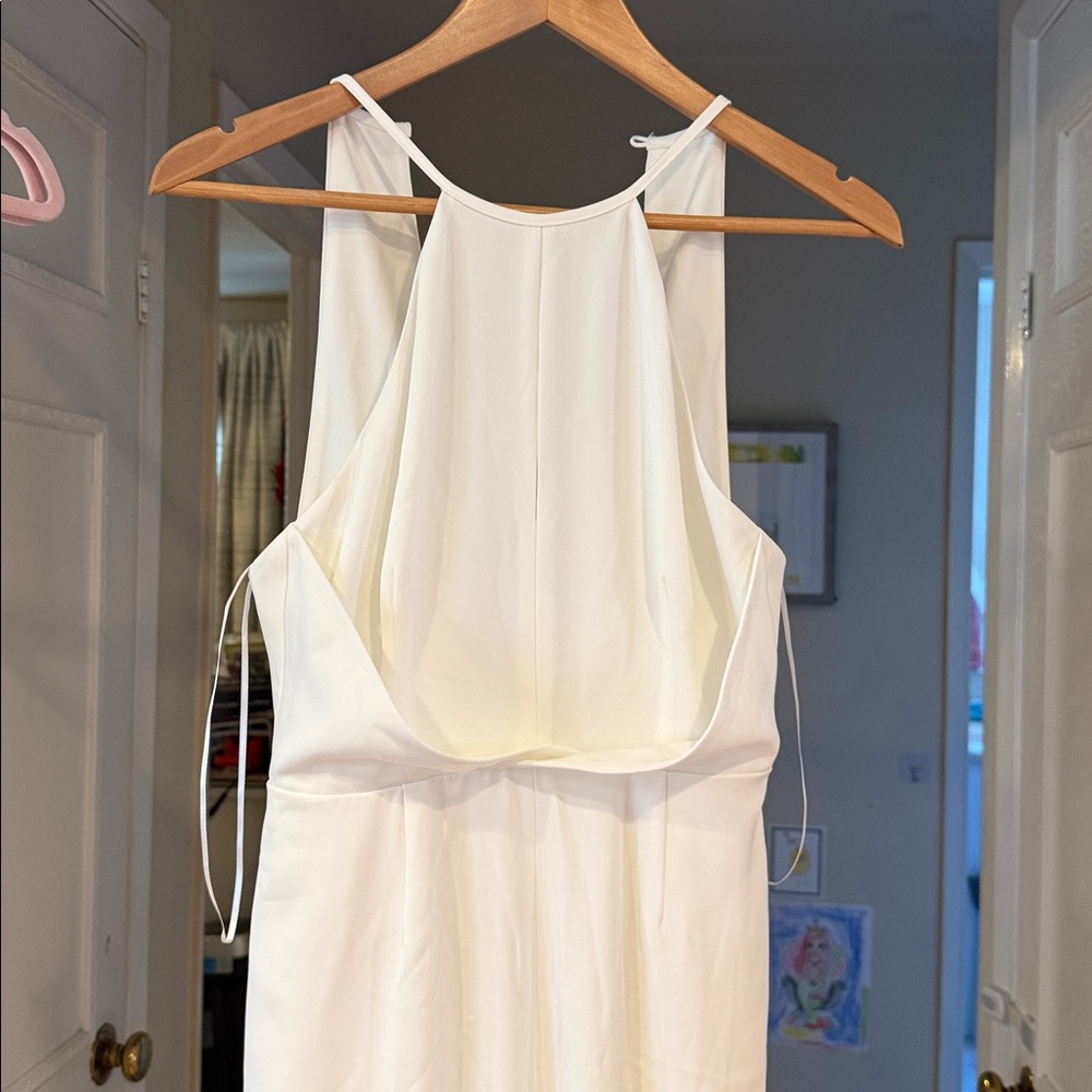 Finders Keepers White Wide Leg Jumpsuit